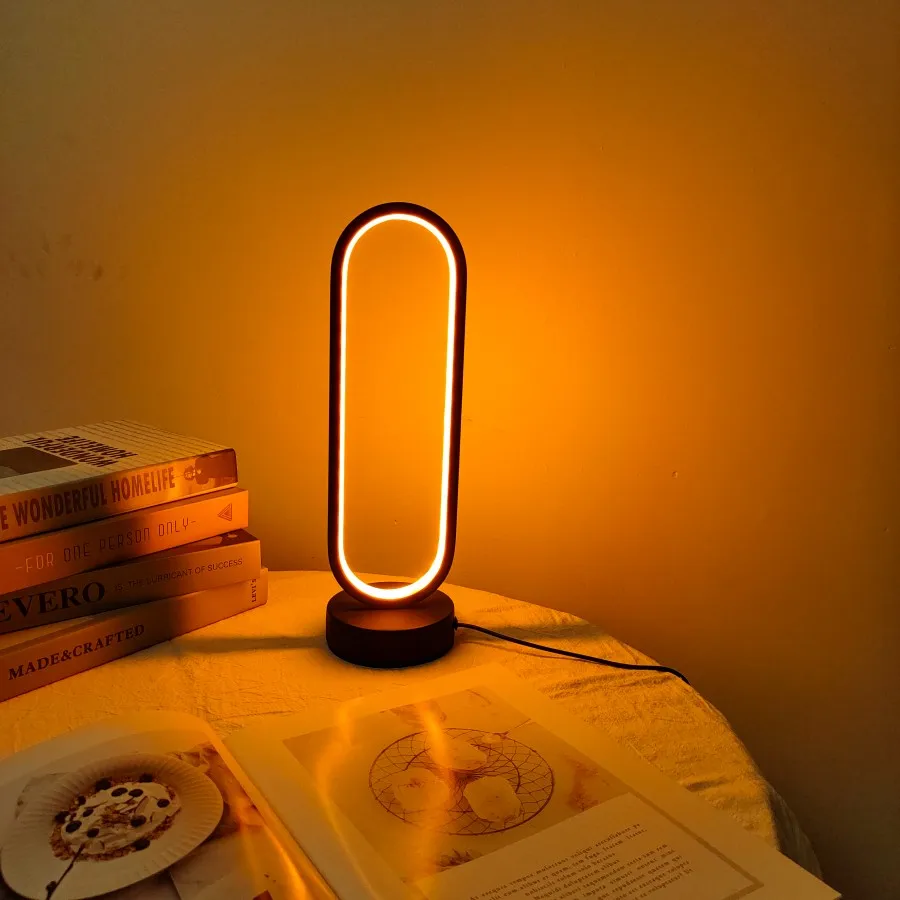 LED Three-Color Ring Night Lamp 4