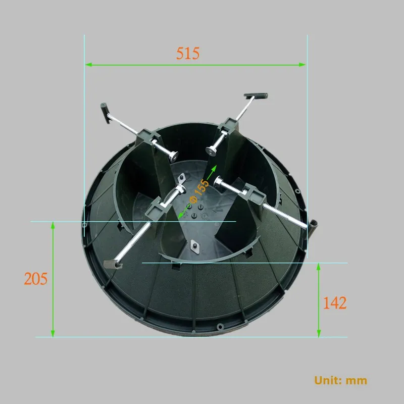 Diameter 51.5cm Christmas Tree Base Decoration Christmas Tree Bracket Decoration Accessories Base