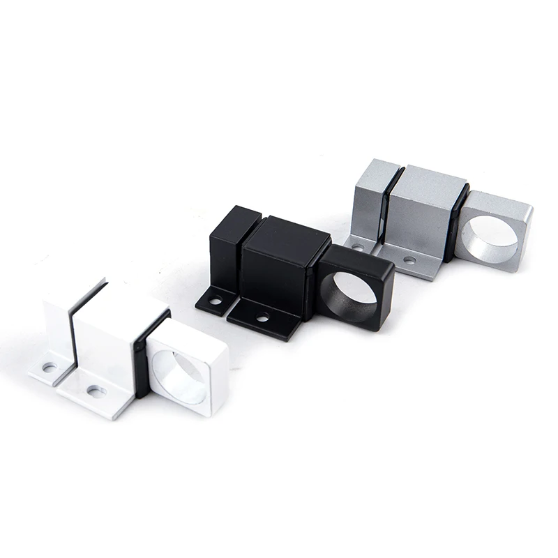 Aluminum Alloy Door Bolt Latch Security Automatic Window Gate Spring Bounce Lock 1pc lock tongue