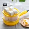 Electric Frying Pan, Omelette Maker Steamer Egg Cooker Eggs Mini Plug-in Frying Pan Automatic Power-off Breakfast Machine 3