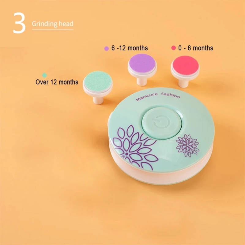 

Infant Care Safe Cutter Baby Electric Trimmer Kids Polisher Manicure Set