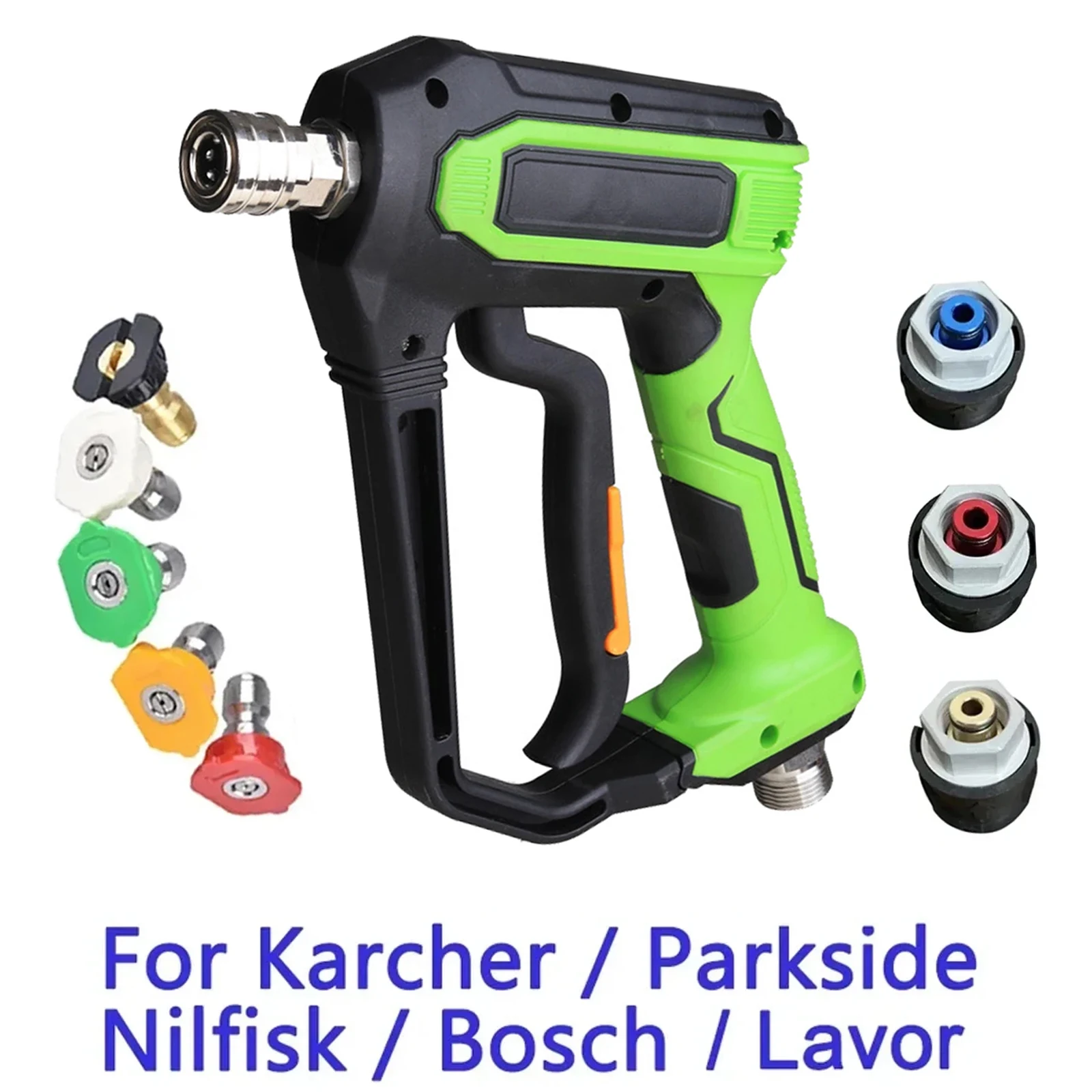 전문 전기 고압 세척기용 고압 세척 물총, Karcher Bosch Lavor, 4000psi, M22 G1/4