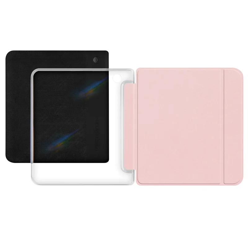 Clear Soft TPU Smart Case for Kobo Libra - Hand-held Acrylic Back Shell for 7-Inch eReader