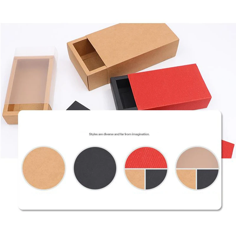 Socks Underwear Packaging Storage Box Drawer Box Recycle Paper Color Gift  Kraft Paper Folding Recyclable Uv Coating Varnishing - Bottles,jars & Boxes  - AliExpress