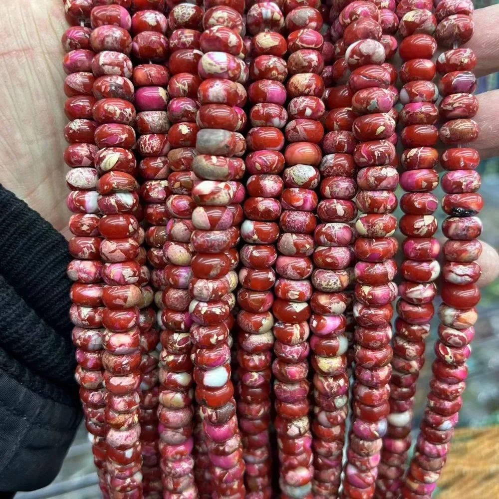 Natural Emperor Stone Beads for Jewelry Making Charms 6x10mm DIY Necklace Accessories Positioning Beads Semi-finished Product