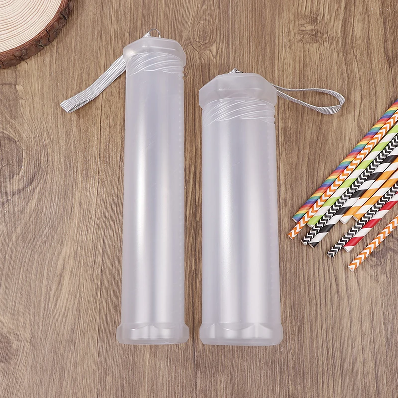 Transparent Plastic Retractable Pen Holder Calligraphy Painting Supplies Spiral Storage Tube Brush Holder Portable 1PCS
