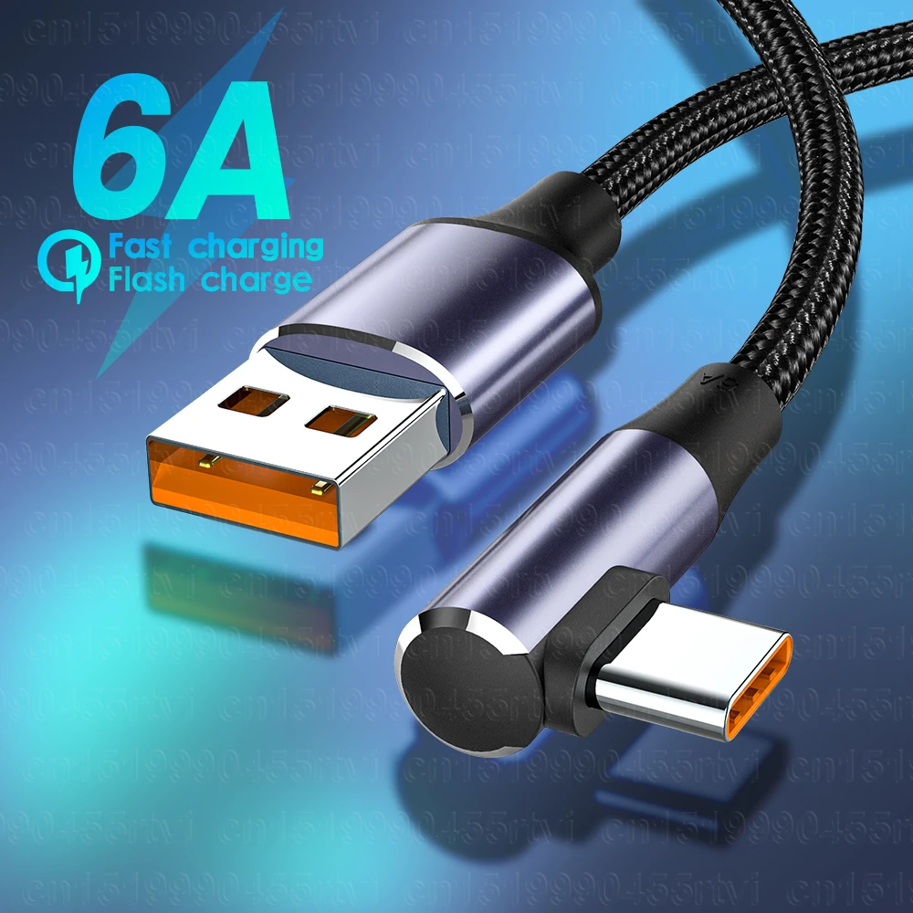 6A 100W USB Type C Cable PD Fast Charging Cable 5A Data Cord Charger 6a-100w-usb-type-c-cable-pd-fast-charging-cable-5a-data-cord-charger