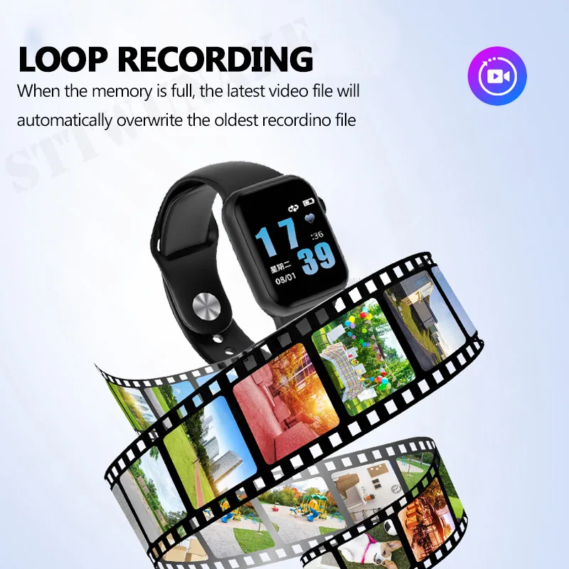 Mini camera watch 1080P HD DV Audio Sound Professional digital voice video recorder dictaphone small micro sound Home security