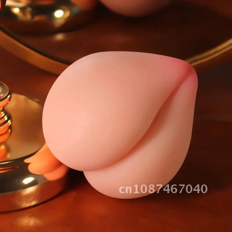 Boobs Chest Fake Silicone Breast Toys Men Masturbator Stress Pussy Soft Artificial Squeeze Toy Ball Mini Pocket Products Adult