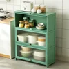 Nordic Canteen Multi-layer Kitchen Cabinets Dustproof Hotel Cafe Storage Locker Household Furniture Multifunctional Sideboard G 1