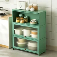 Nordic Canteen Multi-layer Kitchen Cabinets Dustproof Hotel Cafe Storage Locker Household Furniture Multifunctional Sideboard G 1