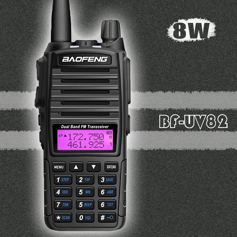 Walkie Talkie A Lungo Raggio Radio Bidirezionale Professionale Baofeng Uv 82 Radio Amatoriale Baofeng Ricetrasmettitore Wireless Del Negozio Ufficiale