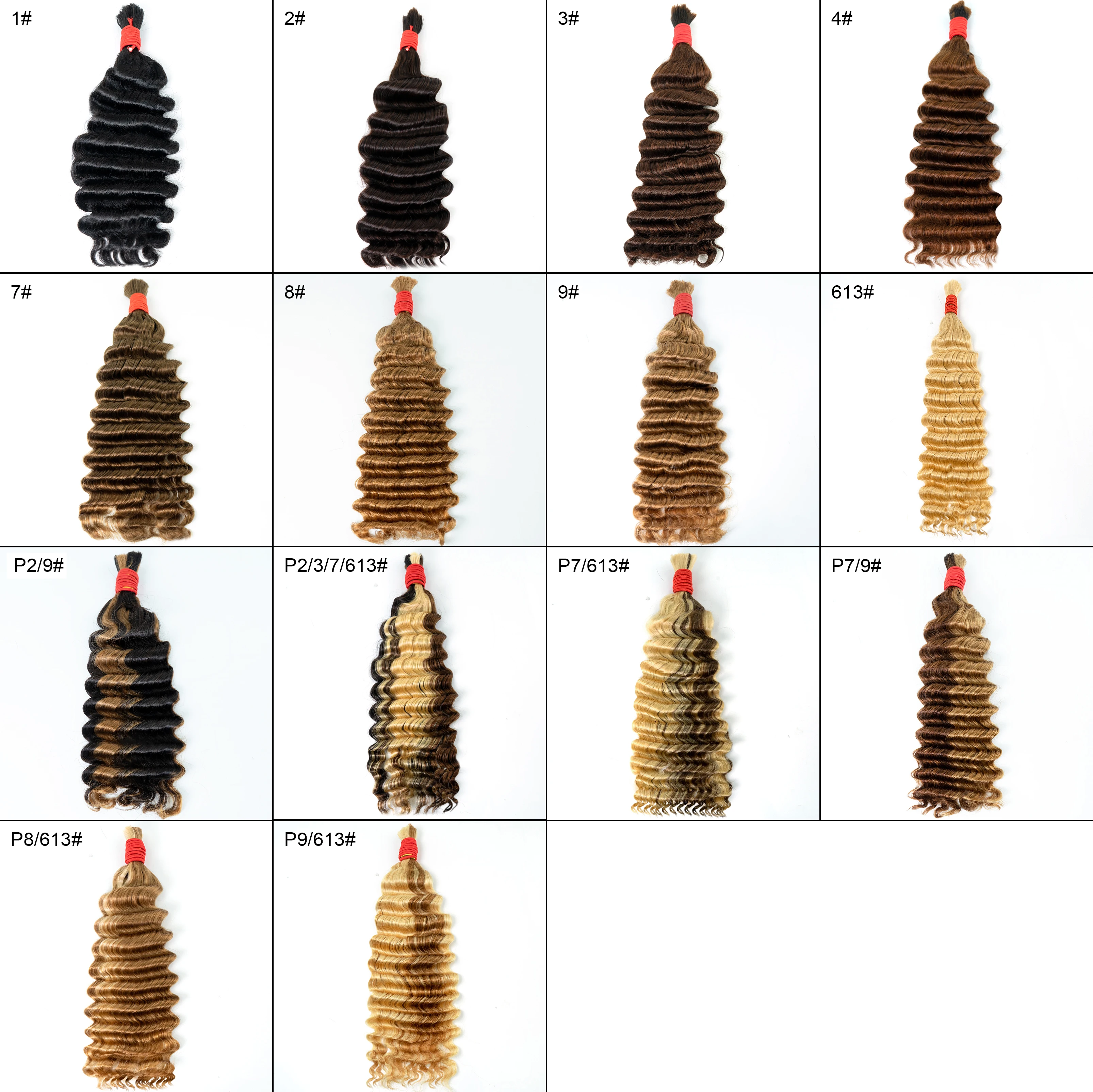 Cuticle Aligned Double Drawn Hair 12a Grade Brazilian Body Wavy Deep Curly Colored Raw Indian Braiding Human Hair