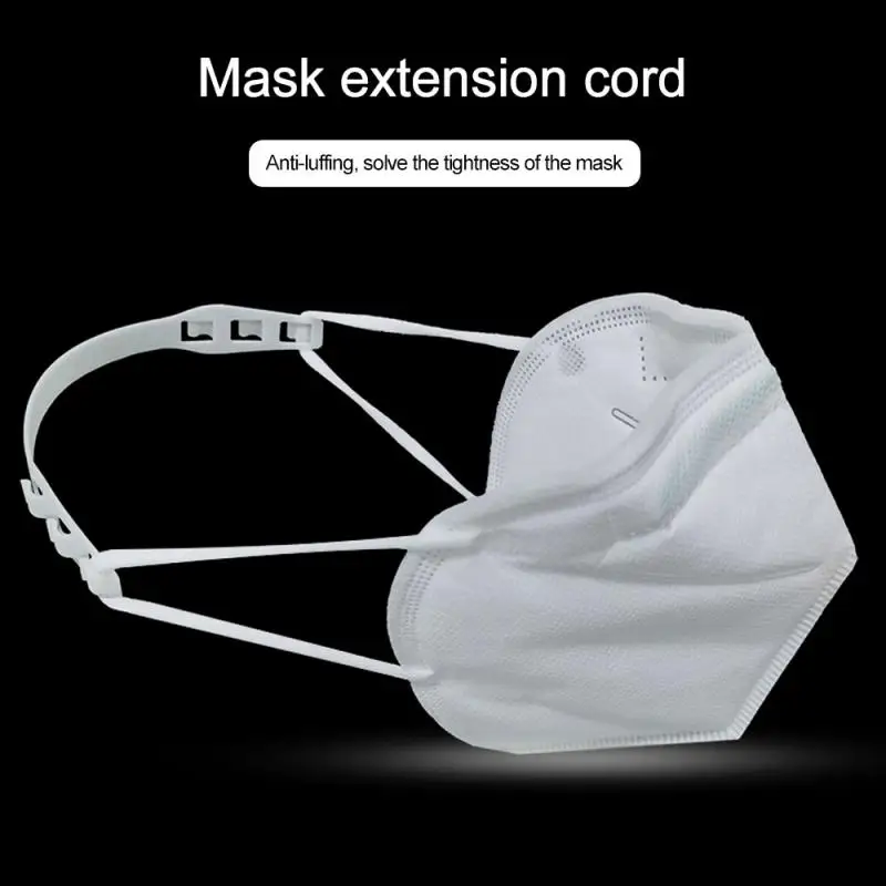 

face mask clip Extension Hook Adjustable Ear protector Strap Extender Belt Reusable Silicone Masks Buckle Holder lanyard