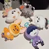 TXT Dolls Kpop Cute Soobin Beomgyu PPULBATU Same Plush Keyrings Tutu Bar Two-Bar Doll Keychain Rings Plush Bag Pendant 1