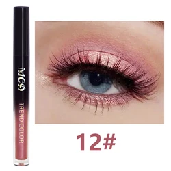 Radiant 13-Shade Waterproof Liquid Eyeshadow Collection - High Shine, Long-Lasting & Smudge-Proof Makeup (12)