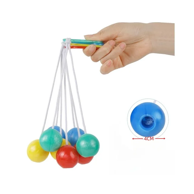 Swinging Collision Ball Lato Swinging Toy String Hanging Ball Children's Sensory Stress Reduction & Concentration Improvement 4