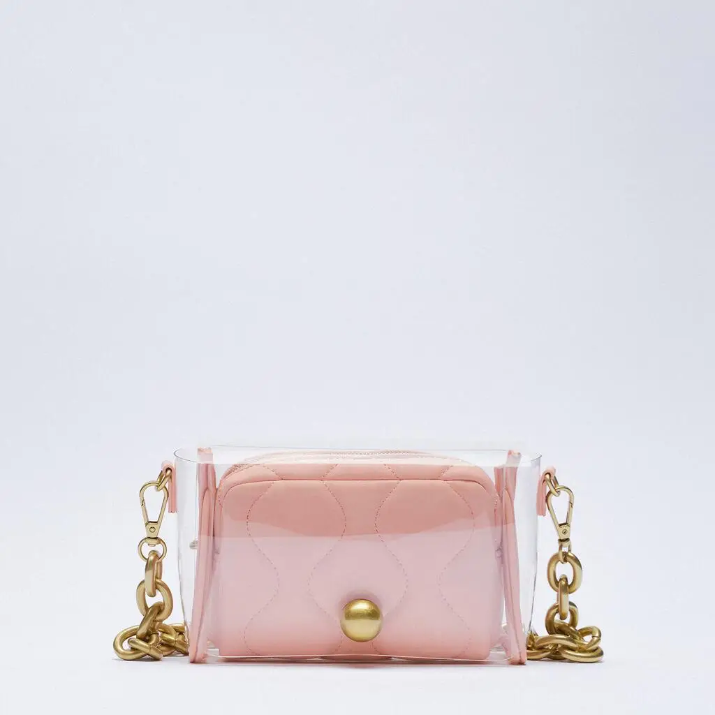 

Home 2023 New Fashion Macaron Detachable Single Shoulder Crossbody Bag Transparent Jelly Chain