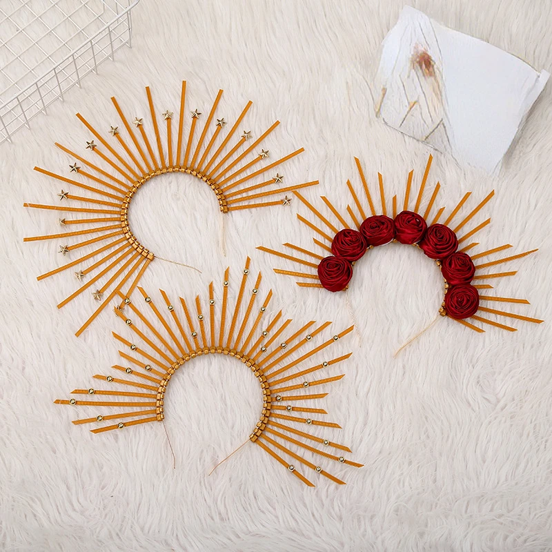 

Головной убор Женский, с цветами и шипами, для Хэллоуина, косплея, дня рождения, праздника