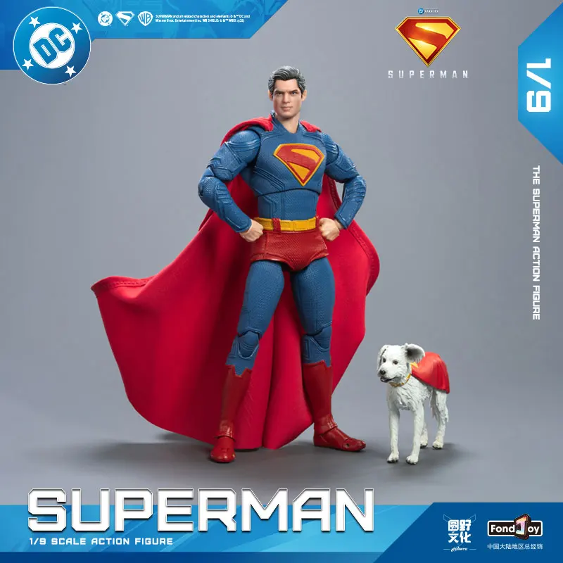 New Superman 2025 FondJoy Original DC 19CM Superman Krypto Dog Action Figures Superhero Toy - Image 2
