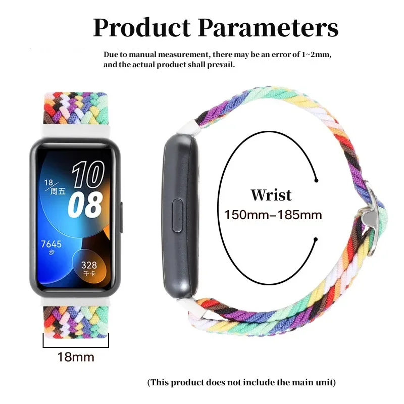 حزام نايلون لهواوي باند 10/9/8 أشرطة ساعة ذكية سوا...