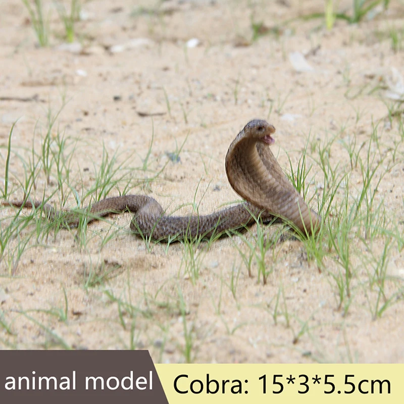 

Realistic Simulation Snake Cobra Model Toy Garden Joke Prank Gift Halloween Tricky Toy
