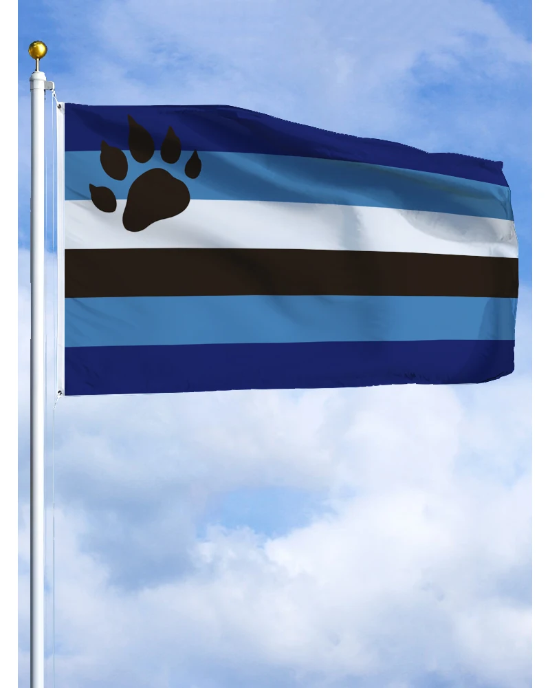 60X90 90X150 120X180Cm Ufficiale Otter Pride Flag Poliestere Stampato Banner Arazzo Per La Decorazione