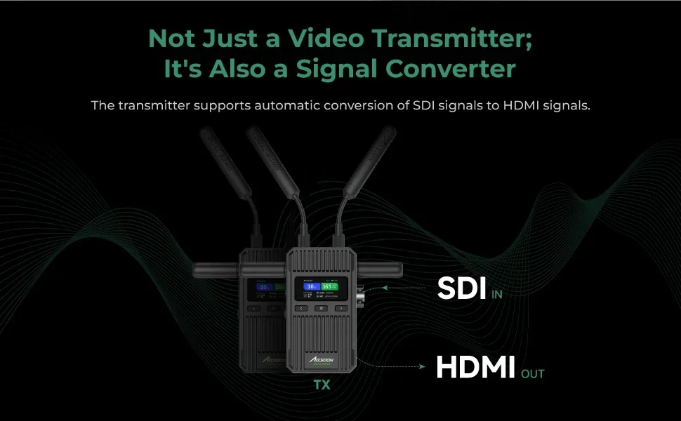 Accsoon CineView 2 SDI Wireless Video Transmission System Dual-Band SDI HDMI 150