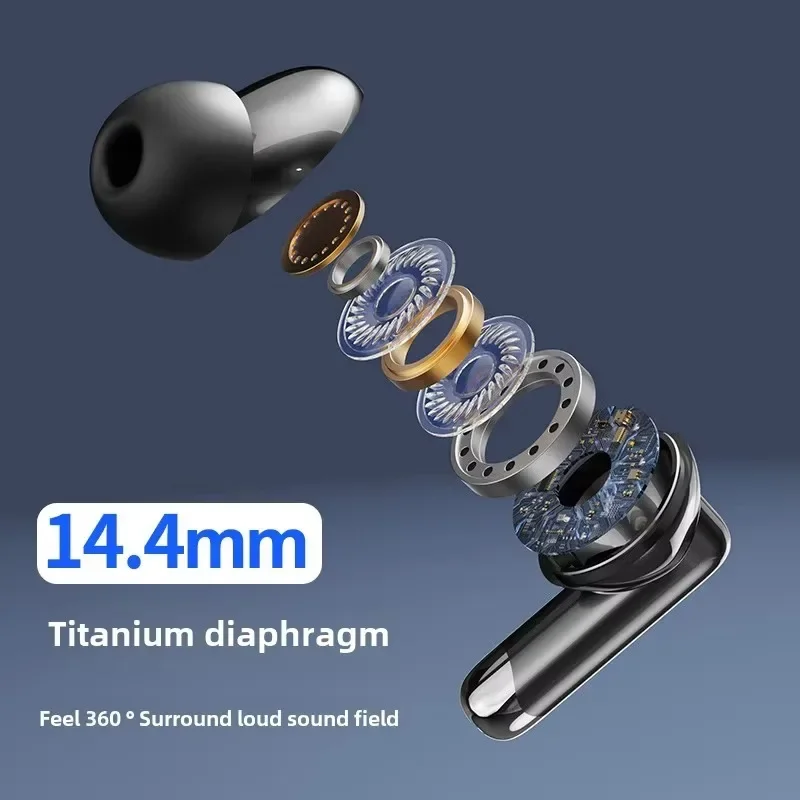X89 Bluetooth-Headset 5.3 Kopfhörer Sport-Ohrhörer Wasserdicht Geräuschunterdrückung Kabellose In-Ear-Ohrhörer mit Mikrofon_voghion.com