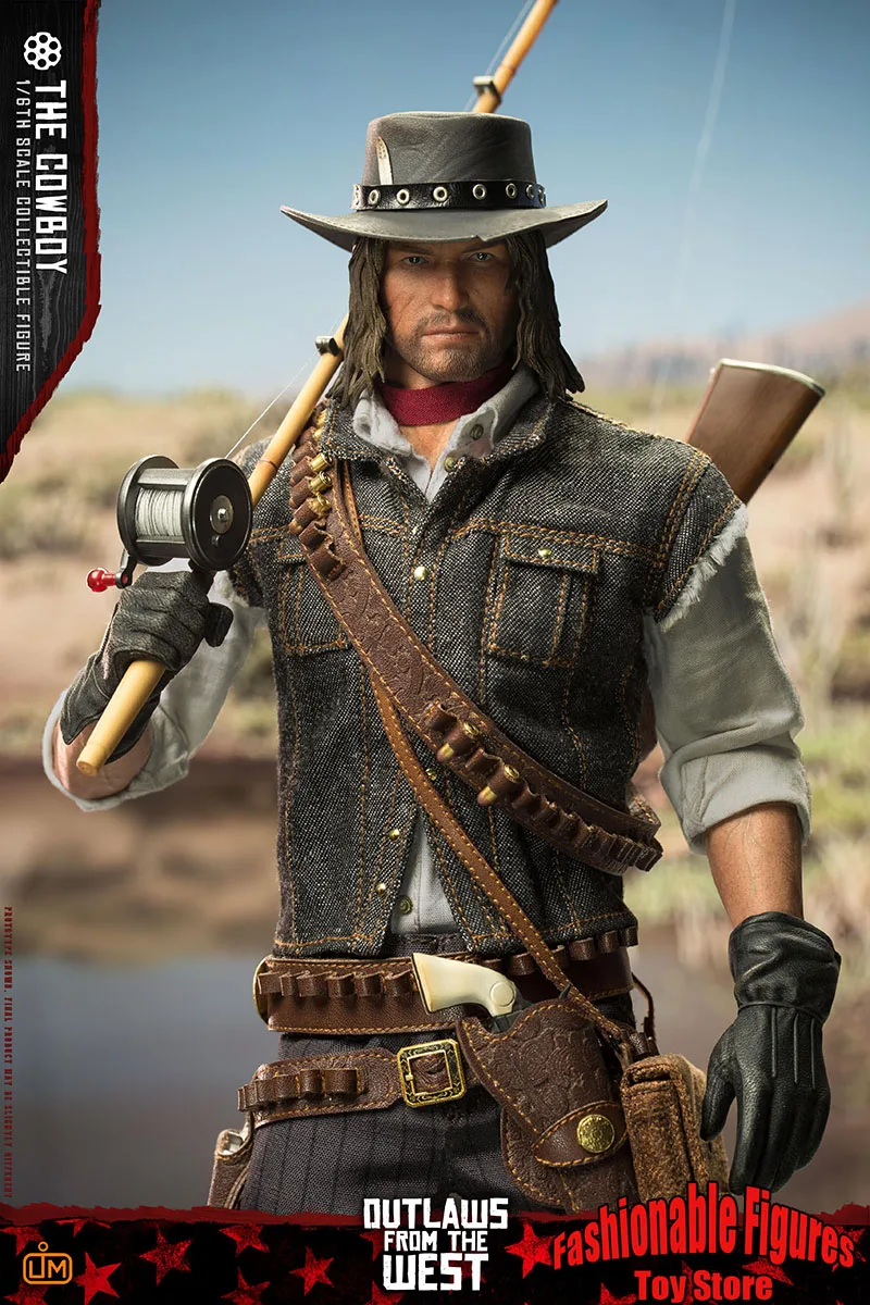 Limtoys-ウエスタンカウボーイドール、lim011、1/6スケールの収集可能