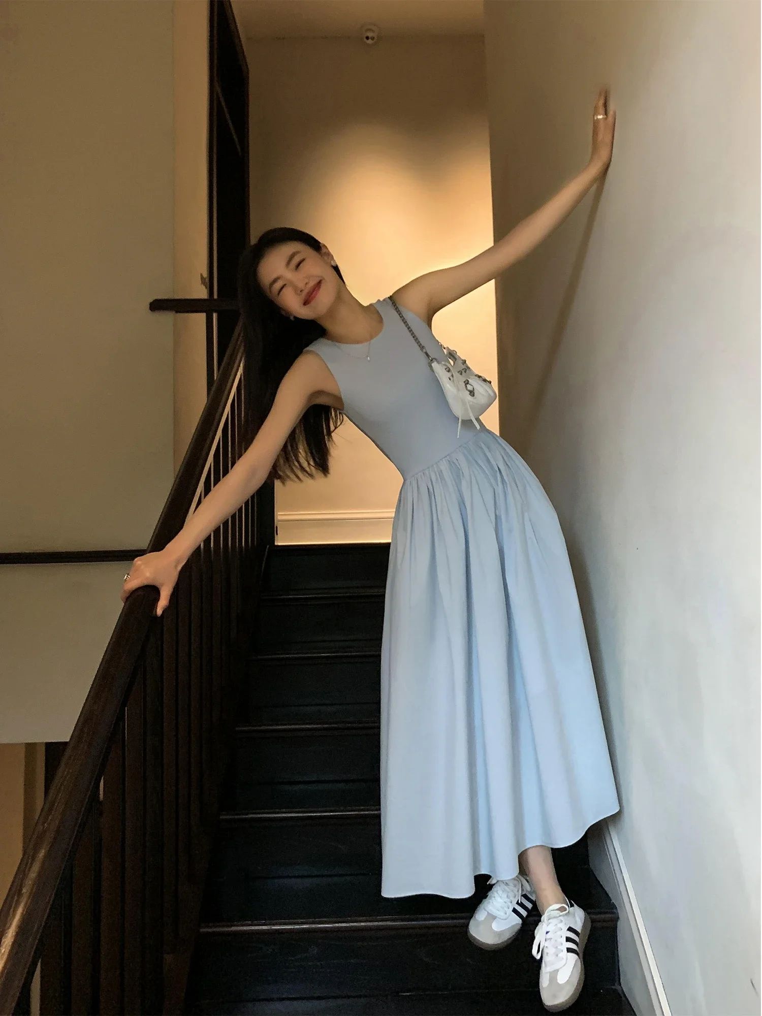 Feminine Dresses Airy Vestidos Elegantes Vestido Midi Bordado Em