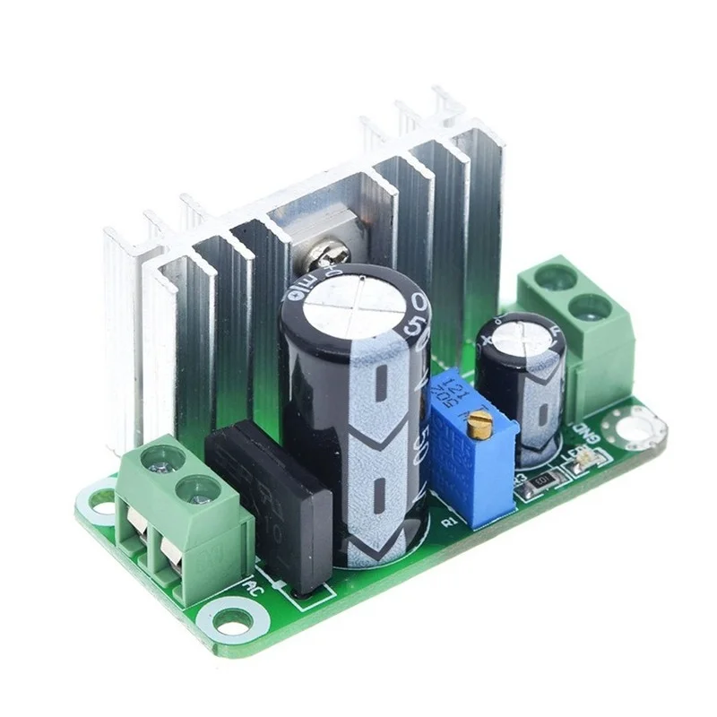 Lm317T Dc-Dc Convertitore Regolabile Buck Step Down Circuit Board Module Alimentatore Regolatore Lineare Con Filtro Raddrizzatore