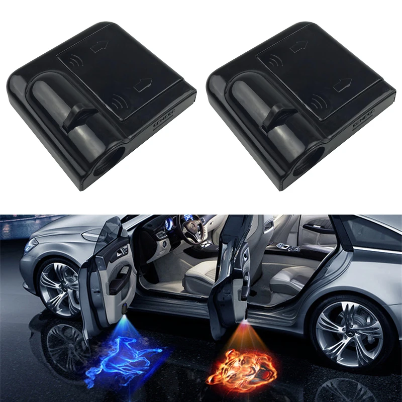 2pcs Auto Tür Logo Licht Begrüßungslicht Laserlicht Universal