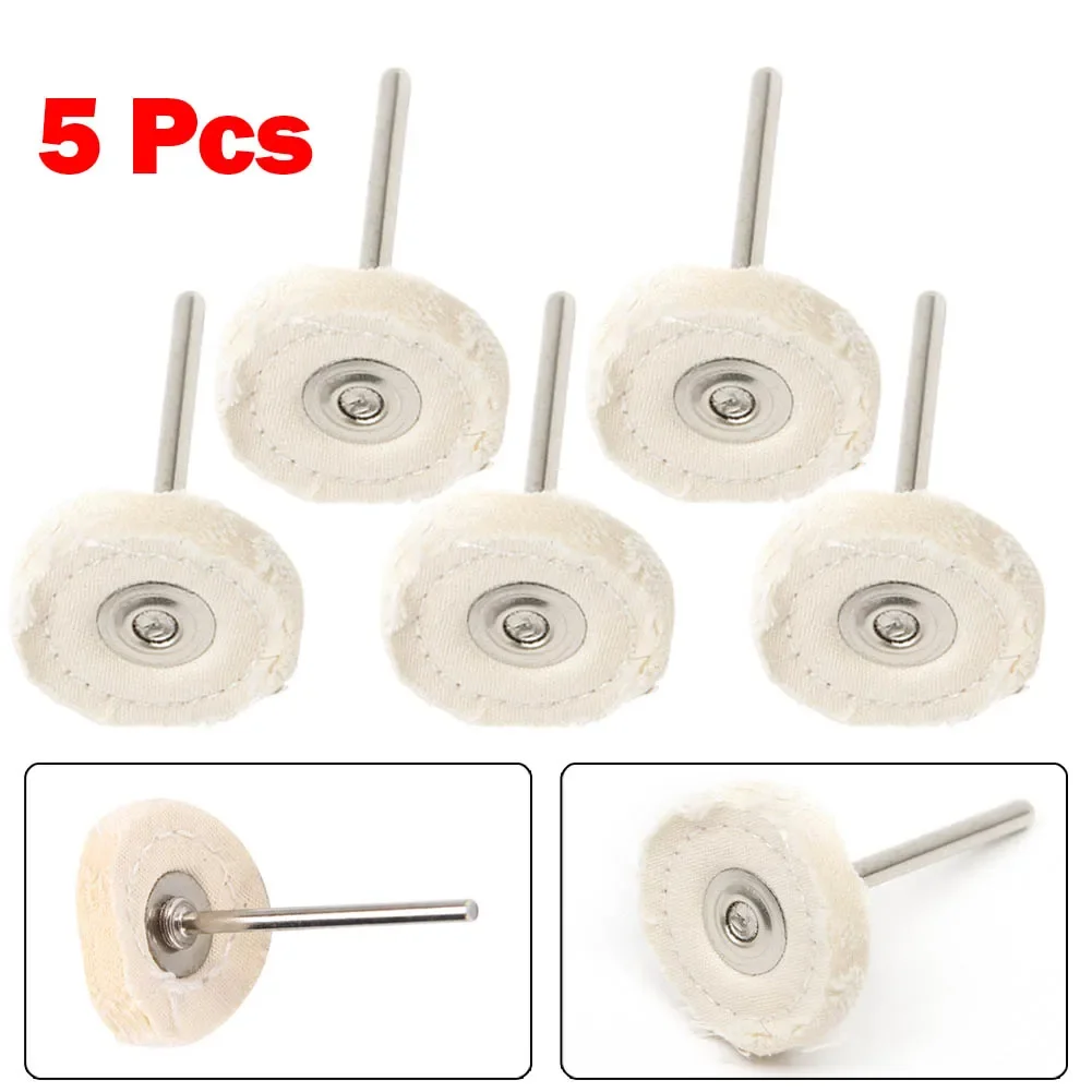 

5PCS Polishing Wheel Bit Polishing Head With 3mm Shank For Buffing Polishing Grinder Jewelry Metals Rotary Tool Accessories