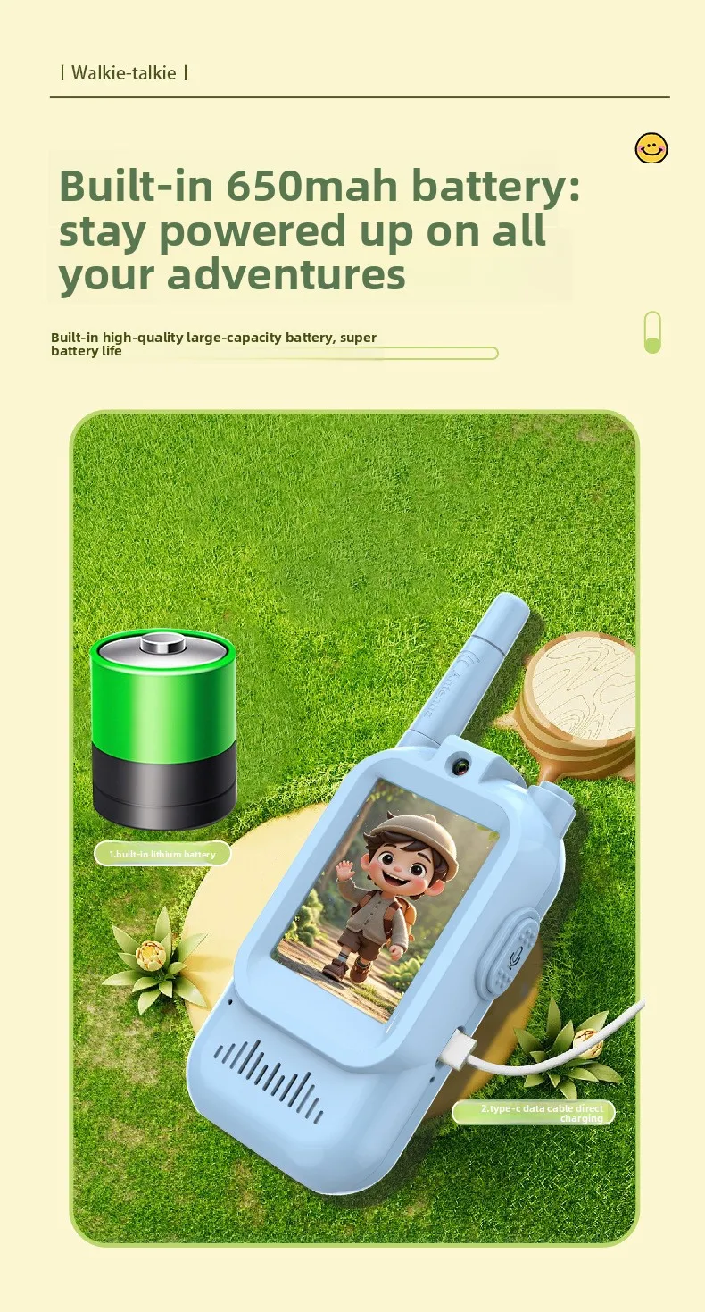 Walkie Talkies being held by kids