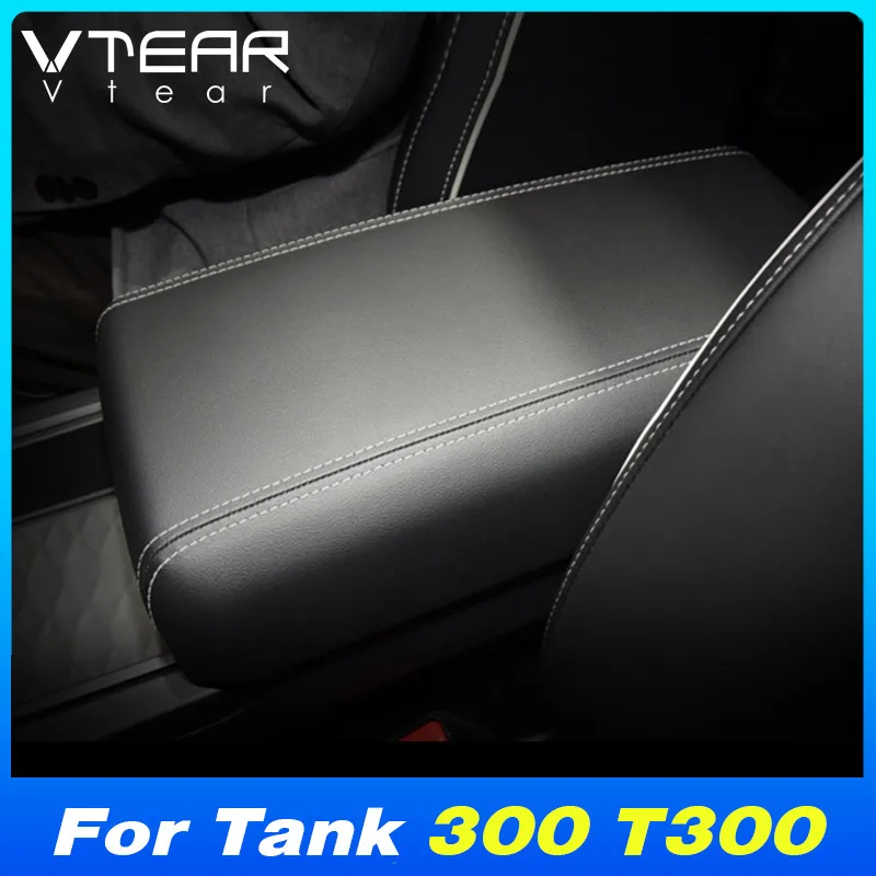 Vtear Car Central Console Bracciolo Copertura Decorazione Interni Anti Dirty Pad Accessori Parti Per Wey Gwm Tank 300 T300 2023