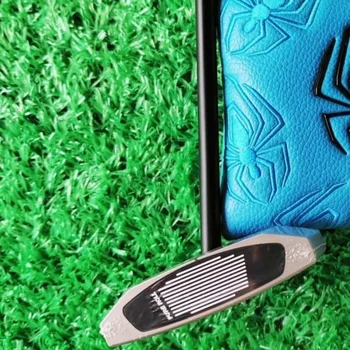 CNC Blue Spider Golf Putters Anodic Method 5K.ZT Low-Torque Design 33 34 35 36 Inch Right Handed with Steel Shaft Include Cover 3
