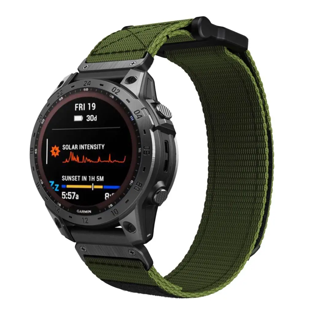 Cinturino In Nylon Quickfit Per Garmin Tactix Delta Tactix 7 Pro Descent Mk1 Mk2 Mk2I Enduro 2 D2 Cinturino Per Cinturino Delta Px