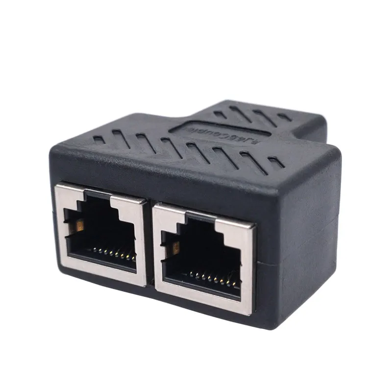 Connettore RJ45 Extender di rete adattatore Ethernet femmina a femmina accoppiatore Splitter interfaccia Gigabit per connessione Internet