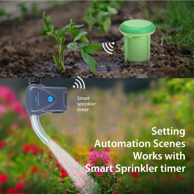 2025 Tuya Smart Zigbee Soil Sensor Planting Temperature and Humidity Meter Waterproof   APP Real Time Monitor for Greenhouse 6