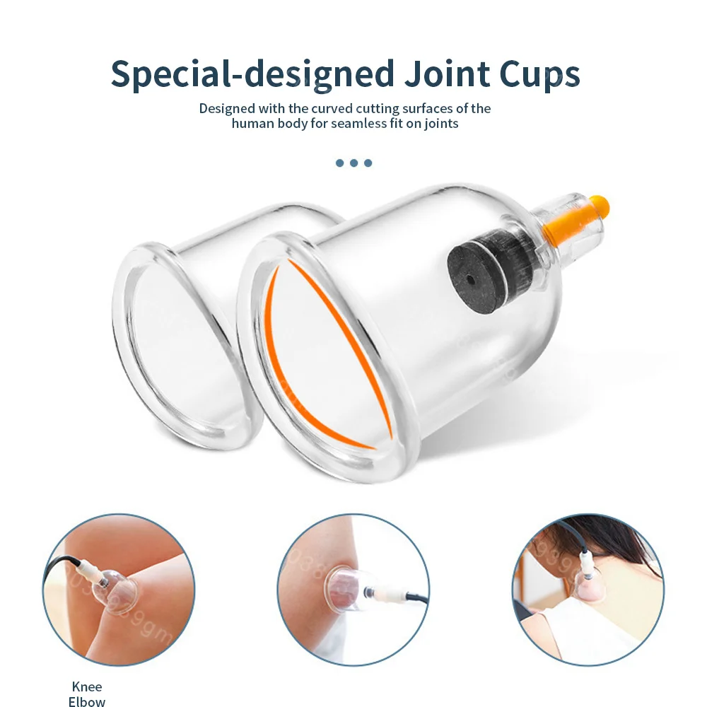 12 Cans Cups Chinese Vacuum Cupping Kit Pull Out Vacuum Apparatus Therapy Relax Massager Curve Suction Pumps Massage Tools 4