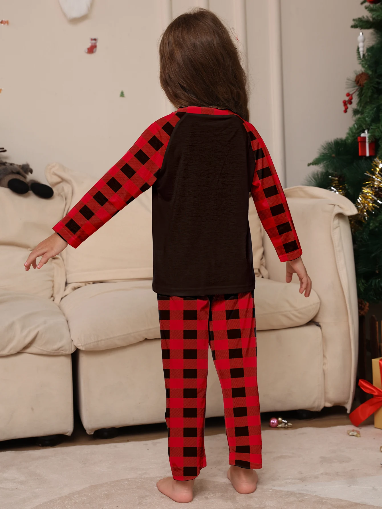 Xmas Family Matching Outfits 2023 Christmas Pajamas Family Clothes Family Christmas Pajamas Set Deer Mother Kids Adult Baby 3