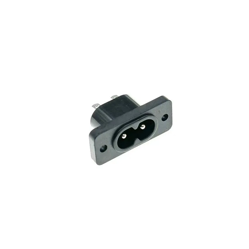 5pcs C8 male power socket C7 female plug power outlet embedded electric ...