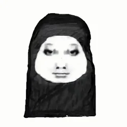 3D Funny Pattern Mesh Face Mask Head Cover for Party and Cosplay - UV Protection Shield with Unique Design (A4)