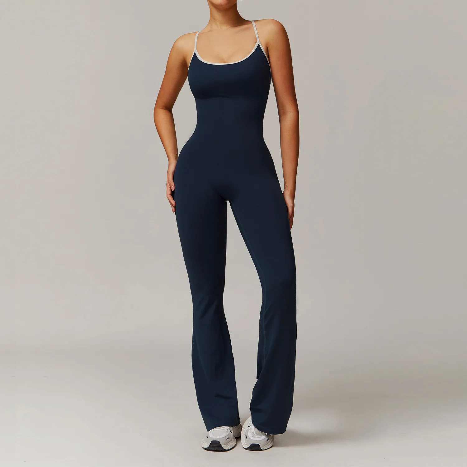 Workout Jumpsuit Sports Overalls Women One Rompers Gym Clothing Running Fitness Suits Training Gym Tracksuit Sportswear Yoga Set 2
