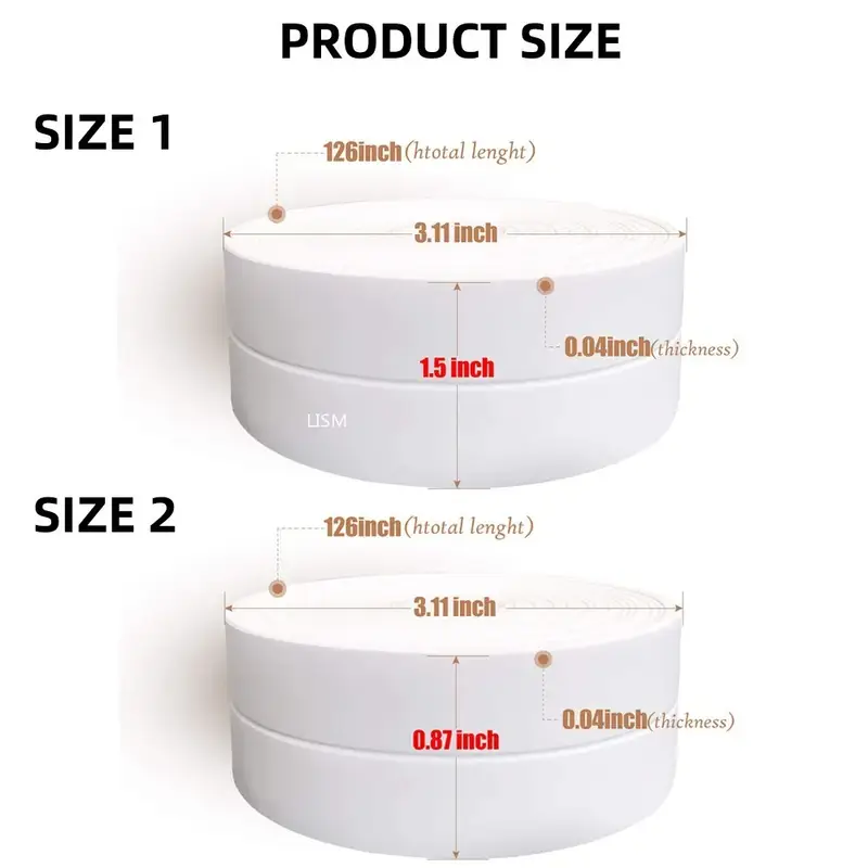 PVC Waterproof Sealing Tape Bathroom Toilet Caulk Tapes Kitchen Sink Countertop Mildew Fouling Proof Sealer Self Adhesive Strip - Image 6
