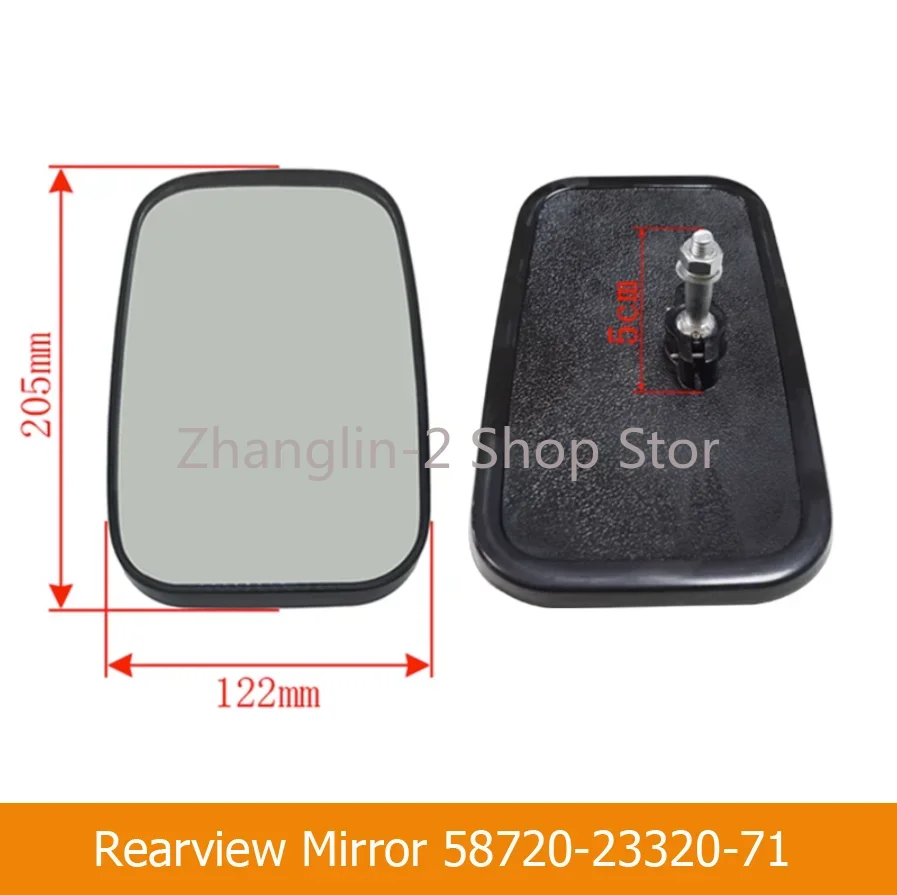 1PC 58720-23320-71 Forklift Reversing Rearview Mirror for Toyota Komatsu Forklift