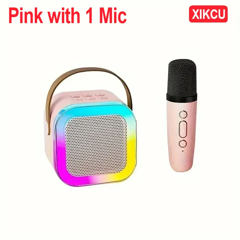 XIKCU ポータブル Bluetooth 5.3 スピーカー カラオケマシン PA