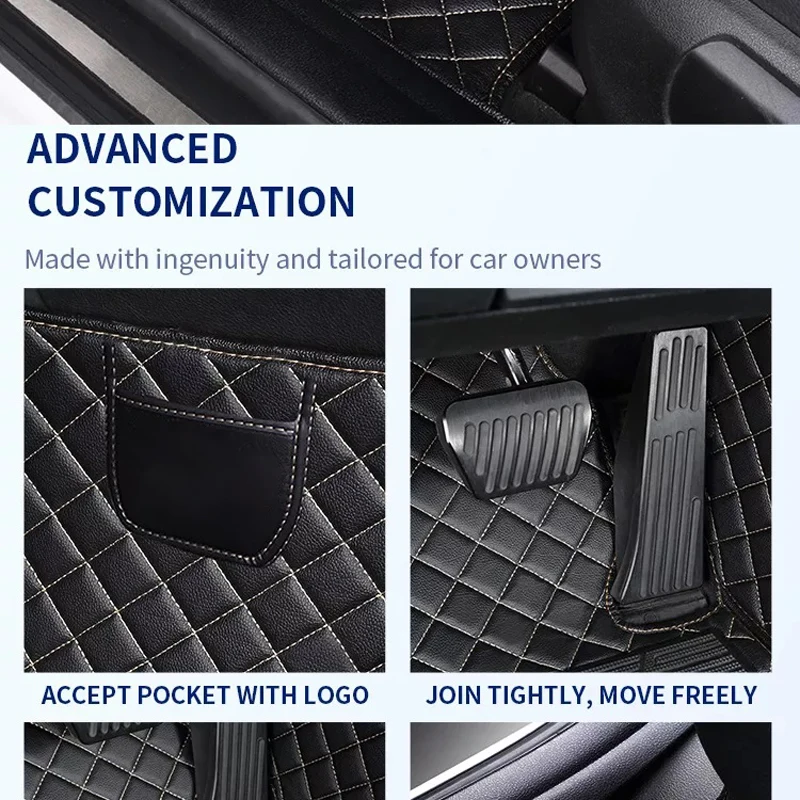 Car Floor Mats For Mitsubishi Outlander 3 Xl Pajero 2 4 Sport Lancer X 10 L200 2010-2015 Waterproof Rugs