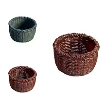 

Compact Beautiful Simulation Fruit Basket Model Portable Basket Model Small for Children